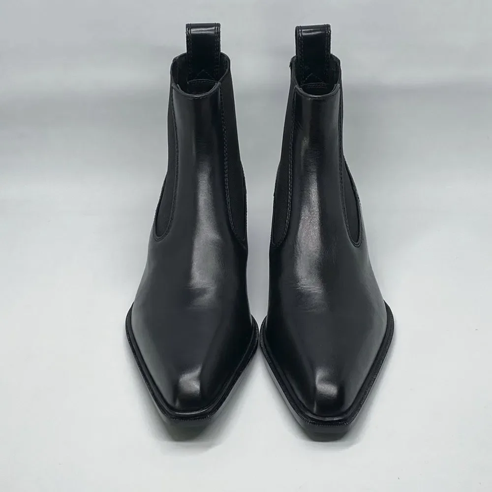 Alexander Wang Slick Pointed Toe Chelsea Boot size 37.5